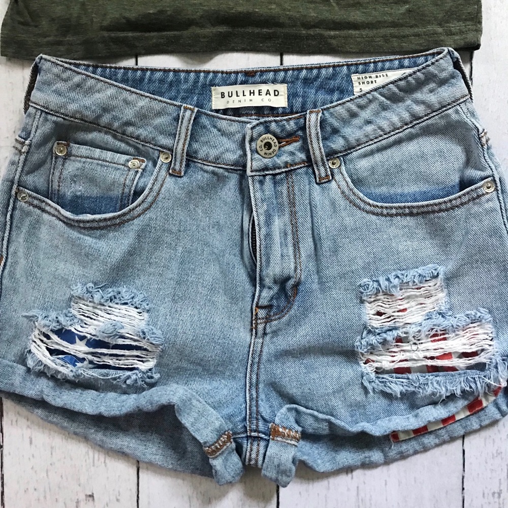 Stars & Strips jean shorts